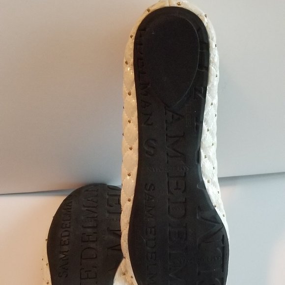 Sam Edelman Black and Cream Flats - Picture 3 of 4